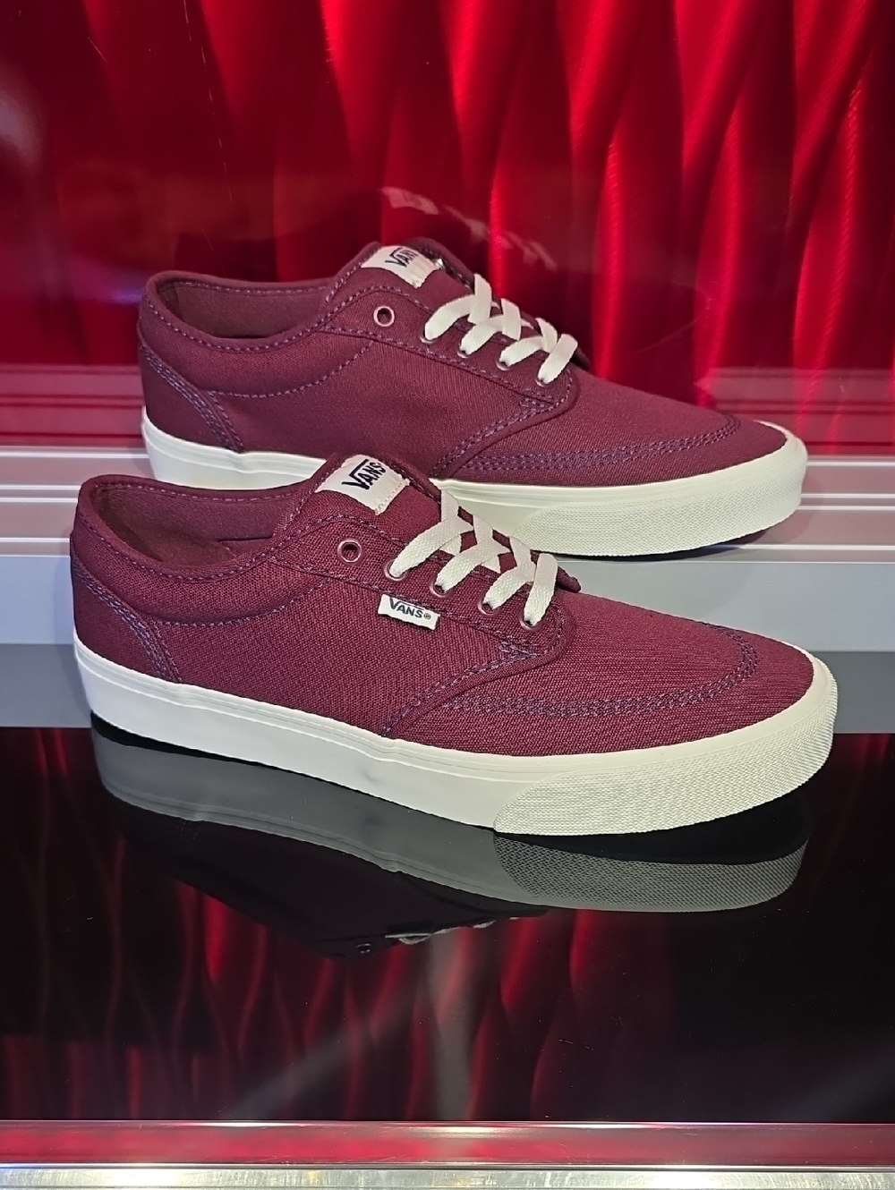 Vans Atwood Port Royale Red Men’s 6.5 Women’s 8 Low Top Skate Shoes